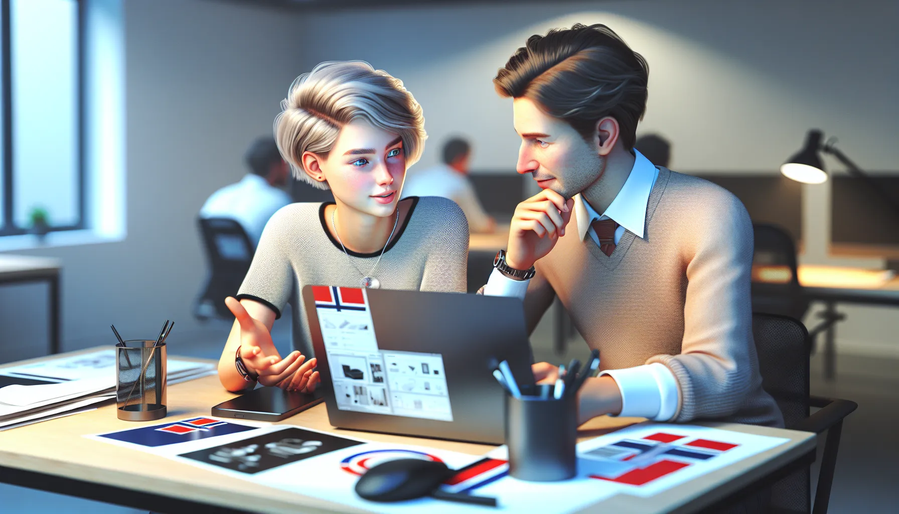 Samarbeid mellom designer kunde fungerer best tips suksess gode resultater hovedbilde