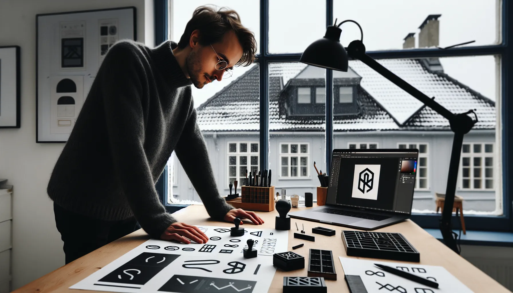 Hvordan designe en logo som fungerer godt i svart-hvitt