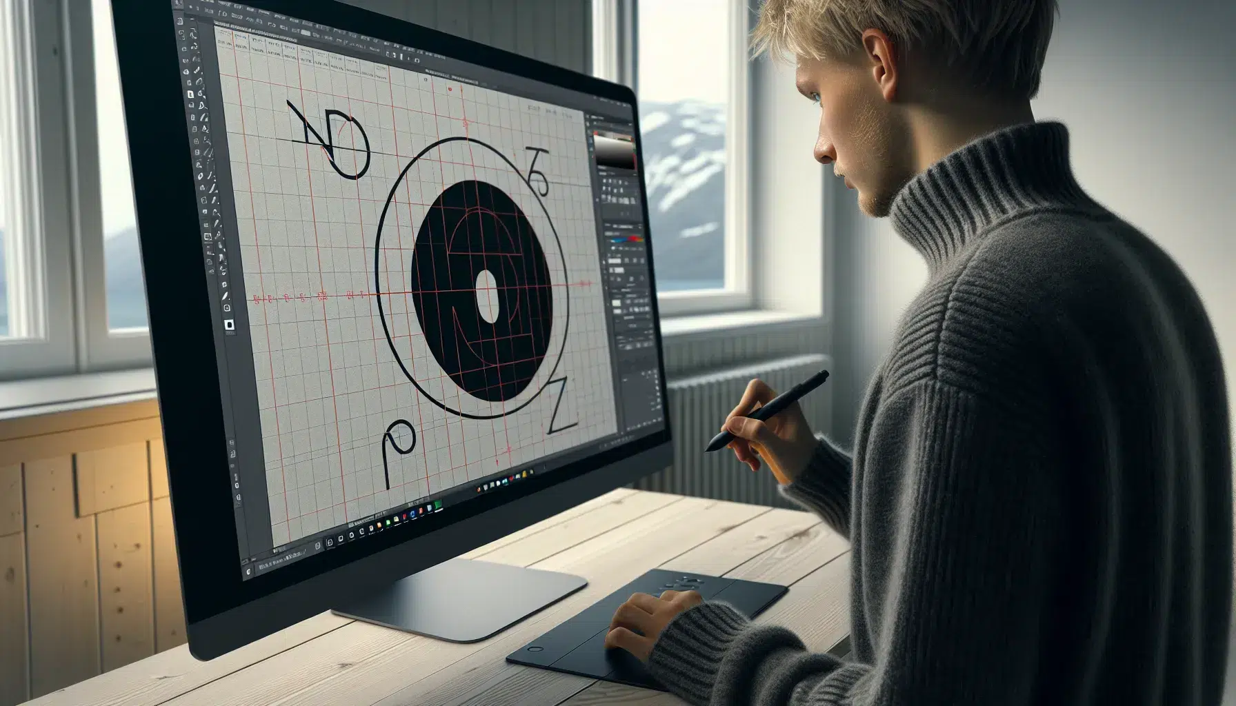 Fordelene med å bruke grid-systemer i logodesign 3 Fordelene med å bruke grid-systemer i logodesign – illustrasjon 2