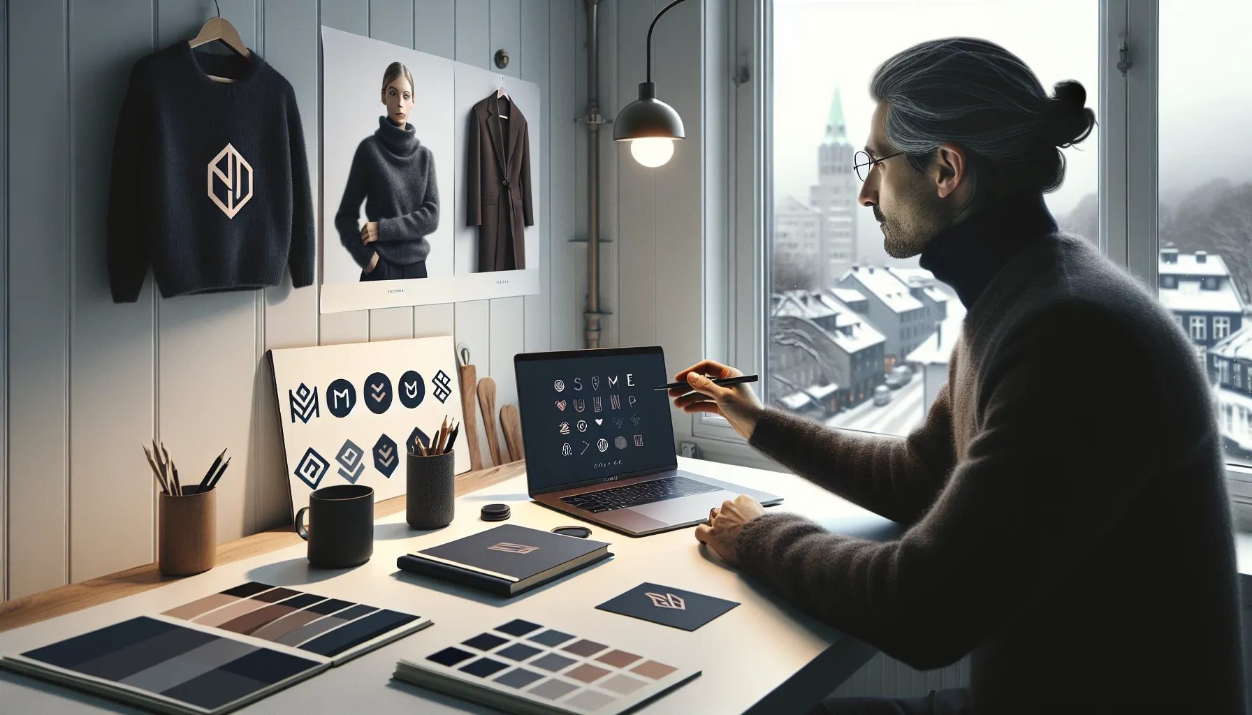 Slik kan du bruke mockups for &aring; presentere logoen til kunder &ndash; illustrasjon 1