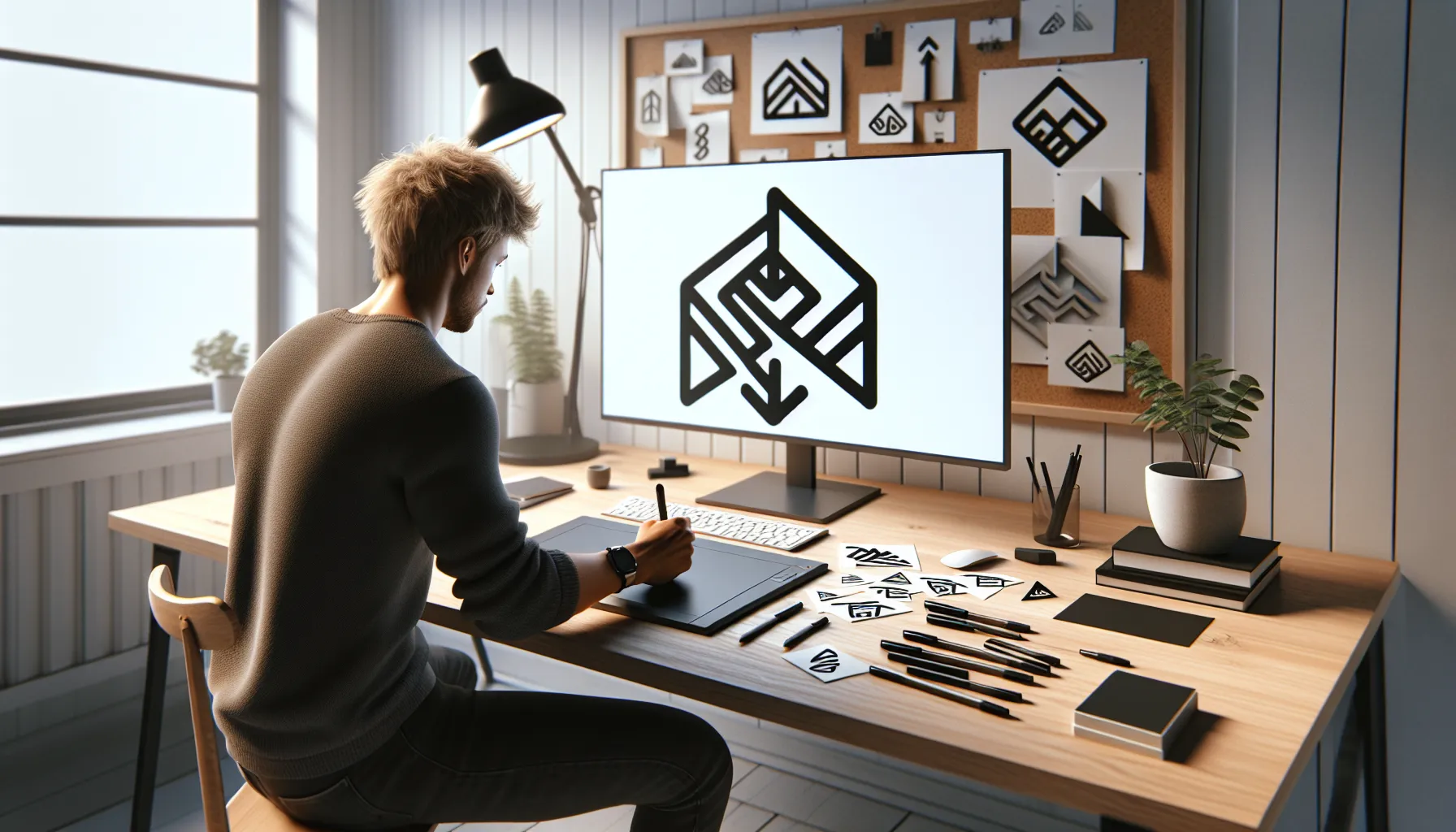 Slik kan du bruke negative rom for å skape visuell interesse i logoen